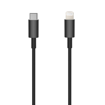 Setty cable USB-C - Lightning 1,0 m 3A black