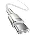 Baseus cable Cafule Metal PD USB-C - USB-C 1,0 m white 100W