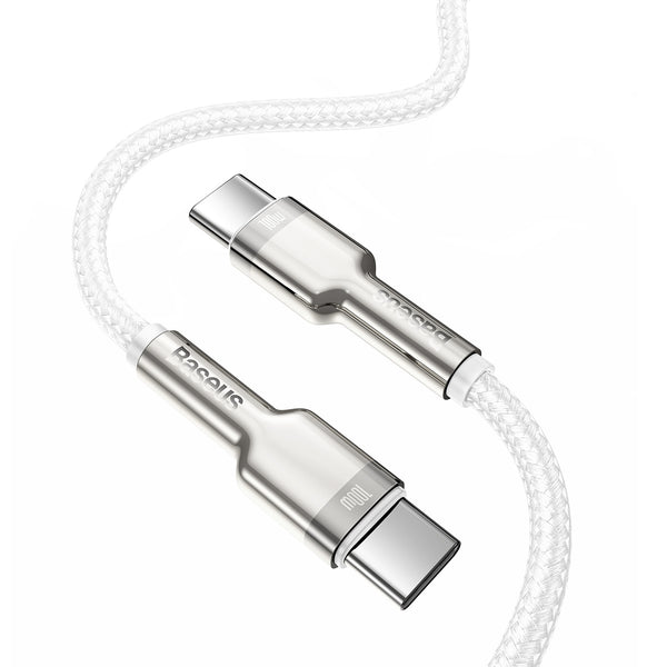 Baseus cable Cafule Metal PD USB-C - USB-C 1,0 m white 100W