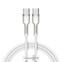 Baseus cable Cafule Metal PD USB-C - USB-C 1,0 m white 100W