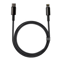 Baseus cable Tungsten PD USB-C - Lightning 1,0 m black 20W