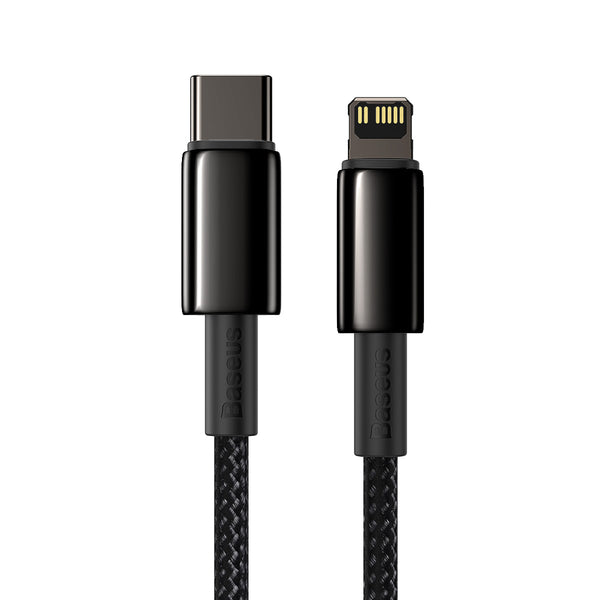 Baseus cable Tungsten PD USB-C - Lightning 1,0 m black 20W