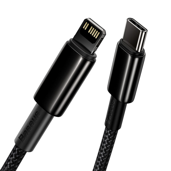 Baseus cable Tungsten PD USB-C - Lightning 1,0 m black 20W