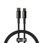 Baseus cable Tungsten PD USB-C - Lightning 1,0 m black 20W