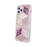 Geometric Marmur Case for Motorola Moto G9 Play / G9 / E7 Plus heather