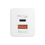 Forever Core PD+ QC 3.0 GaN charger 1x USB 1x USB-C 65W white