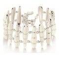 Ladies'Bracelet Folli Follie 3B0F056W White Silver (18 cm)