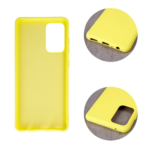 Silicon case for Samsung Galaxy A32 4G  yellow