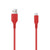 Setty cable USB- microUSB 1,0 m 2A red