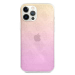 Guess case for iPhone 12 / 12 Pro 6,1&quot; GUHCP12M3D4GGPG pink hard case 3D Raised 4G Gradient