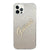 Guess case for iPhone 12 Pro Max 6,7&quot; GUHCP12LPCUGLSGO gold hard case Glitter Gradient Script