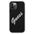 Guess case for iPhone 12 Pro Max 6,7&quot; GUHCP12LLSVSBW black-white hard case Silicone Vintage