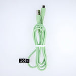 Maxlife MXUC-04 cable USB - microUSB 1,0 m 3A green