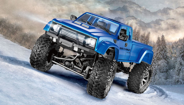 Pickup Truck FPV with Wheels & Tracks 4WD 1:16 blue