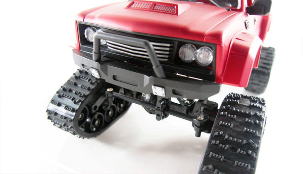 Pickup Truck mit Rädern & Ketten 4WD 1:16 rot