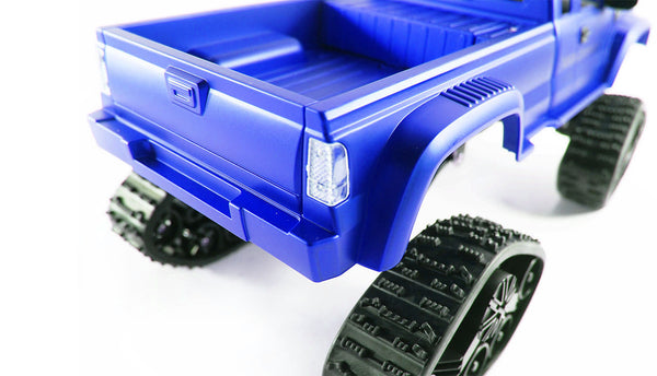 Pickup Truck mit Rädern & Ketten 4WD 1:16 blau