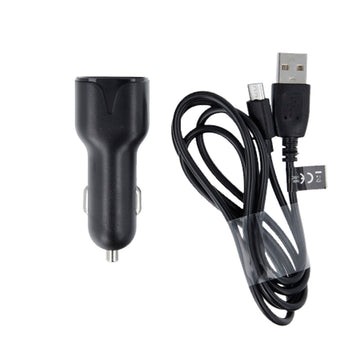 Maxlife MXCC-01 car charger 1x USB 2.1A black + microUSB cable