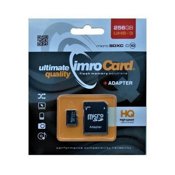 Imro memory card 256GB microSDXC kl. 10 UHS-3 + adapter