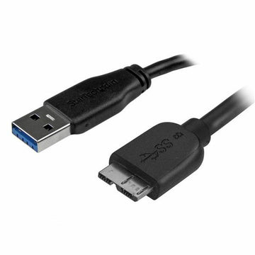 USB-Kabel auf micro-USB Startech USB3AUB2MS Schwarz