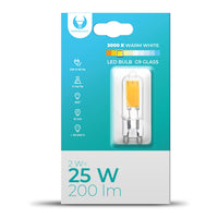 LED Bulb G9 Glass 2W 230V 3000K 200lm Forever Light