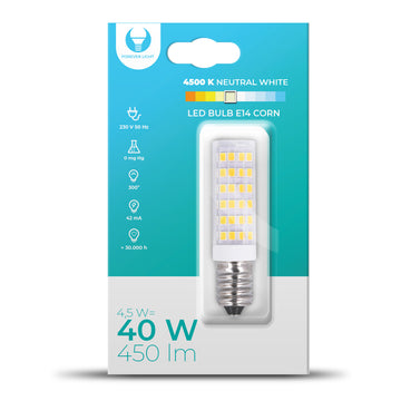 LED Bulb E14 Corn 4.5W 230V 4500K 450lm Forever Light