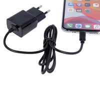 Maxlife MXTC-03 charger 2.1A black with microUSB cable 1 m
