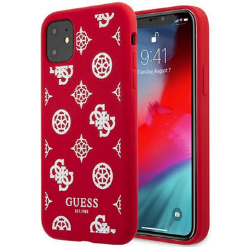 Guess case for iPhone 12 Pro Max 6,7&quot; GUHCP12LLSPEWRE red hard case Peony Collection