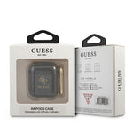 Guess case for Airpods GUA2UCG4GK black Glitter Collection