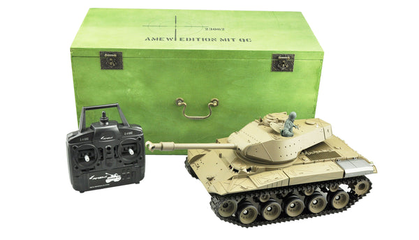 TANK - Panzer Walker Bulldog M41 Rauch & Sound 1:16, 2,4GHz
