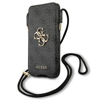 Guess smartphone purse 6,1&quot; GUHCP12M4GPSGR gray 4G Metal Logo