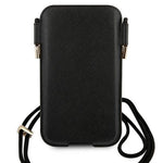 Guess smartphone purse 6,1&quot; GUHCP12MSAPSBK black Saffiano