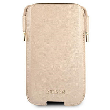 Guess smartphone purse 6,7&quot; GUHCP12LSAPSLG gold Saffiano