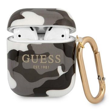 Guess case for AirPods GUA2UCAMG black Camo Collection
