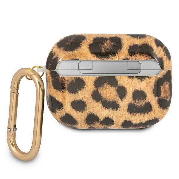 Guess case for AirPods Pro GUAPUSLEO gold Leopard Collection