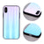 Aurora Glass case for Samsung Galaxy A22 4G blue-pink