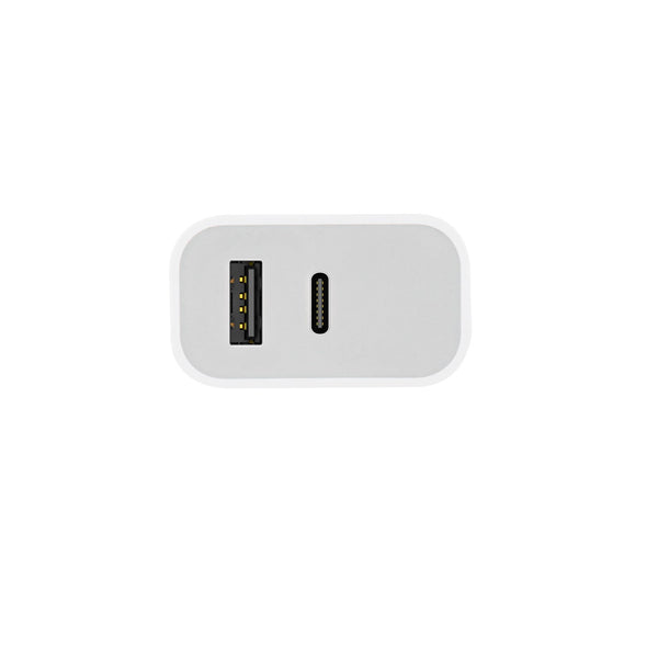 Maxlife MXTC-05 PD + QC charger 1x USB-C 1x USB 20W white