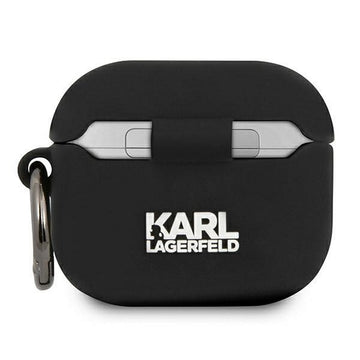 Karl Lagerfeld case for Airpods 3 KLACA3SILCHBK black Silicone Choupette