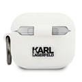 Karl Lagerfeld case for Airpods 3 KLACA3SILCHWH white Silicone Choupette