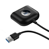 Baseus adapter HUB Square USB 3.0 to 4x USB black