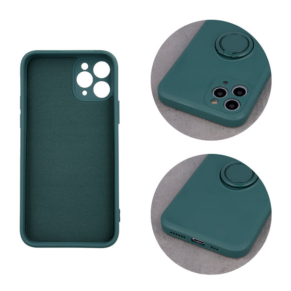 Finger Grip case for iPhone 13 Pro 6,1&quot; forest green