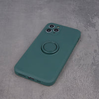 Finger Grip case for Samsung Galaxy A22 4G forest green