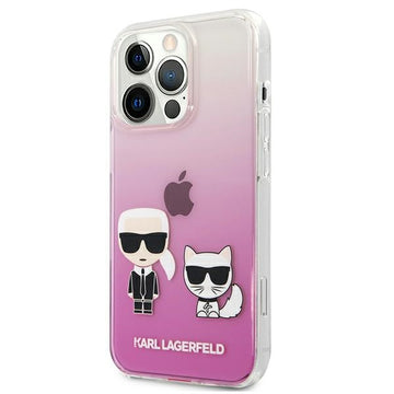 Karl Lagerfeld case for iPhone 13 Mini 5,4&quot; KLHCP13SCKTRP hard case pink Karl & Choupette