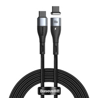 Baseus cable magnetic Zinc PD USB-C - USB-C 1,5 m black 100W