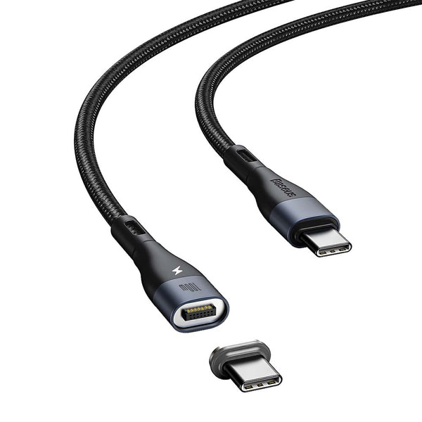 Baseus cable magnetic Zinc PD USB-C - USB-C 1,5 m black 100W