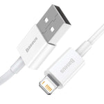 Baseus cable Superior USB - Lightning 2,0 m 2,4A white