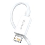 Baseus cable Superior USB - Lightning 2,0 m 2,4A white