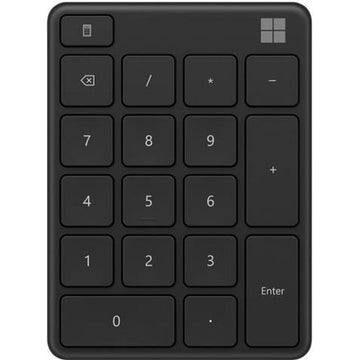 MICROSOFT Pavé numérique sans-fil - Bluetooth 5.0 - Noir Mat