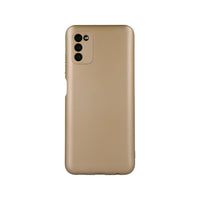 Metallic case for Samsung Galaxy A22 4G gold