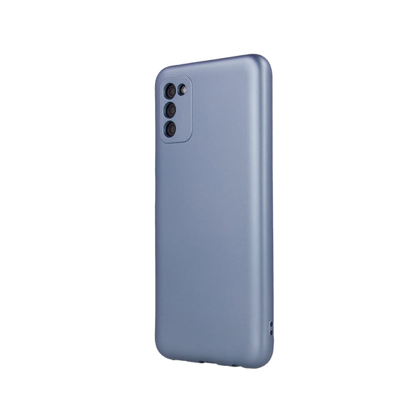 Metallic case for Realme C31 light blue