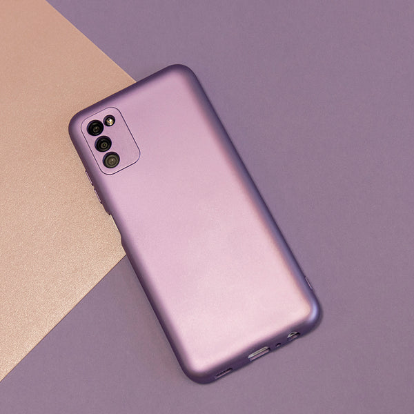 Metallic case for Realme C31 violet